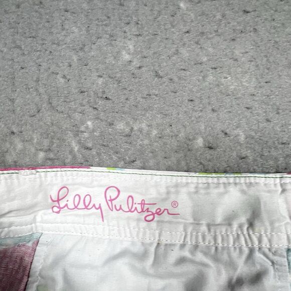 Lilly Pulitzer Shorts Womens Size 14 Multicolor Buttercup Stretch Floral - Picture 10 of 15